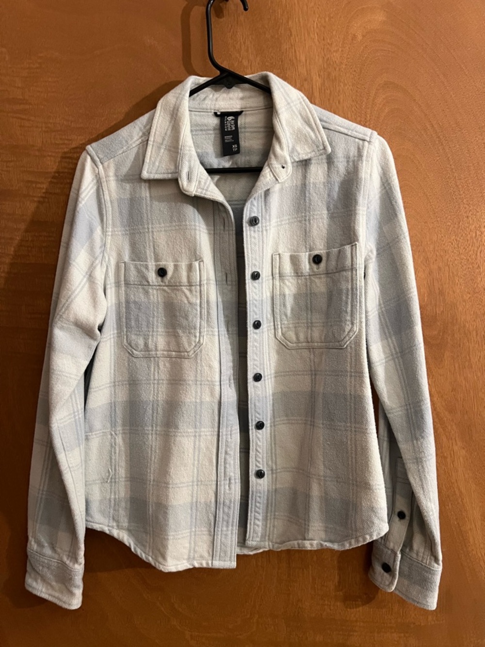 Mountain Hardwear Women’s Plaid Flannel in Light Blue